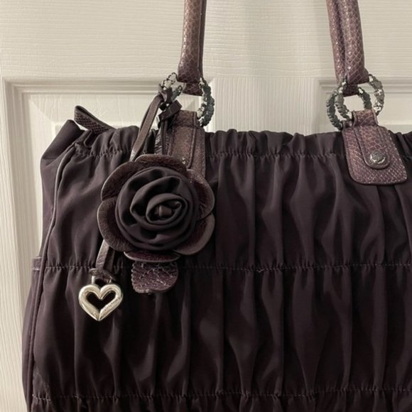 Dark Purple Brighton Purse - Picture 2 of 14